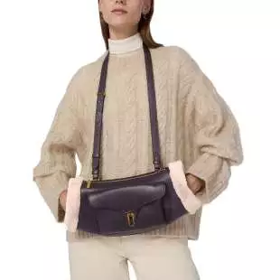 Coccinelle Beat Small Prune/Natural E1TDK150101644 2