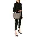 Borbonese Luna Medium Naturale/Nero 934109I15 X11