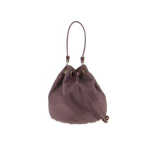 Borbonese Primavera Estate 2021 secchiello piccolo op marrone e beige -  913980608X11