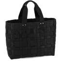 Borbonese Shopping Bag di Nylon Intrecciato Strapcycle Large Nero 924522H27100
