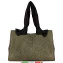 Borbonese Lover Large Op Naturale/Nero 933495AJ0X11