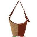 Borbonese Secchiello Sunset Medium Terracotta/OP Naturale 923812AU5J10