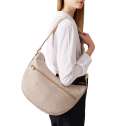 Borbonese Luna Bag Medium Sabbia 934108I15C75