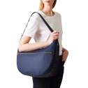 Borbonese Luna Medium Blu 934109I15891