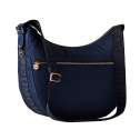 Borbonese Luna Medium Blu 934109I15891