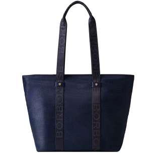 Borbonese Medium Eco Line Blu 934133I15891