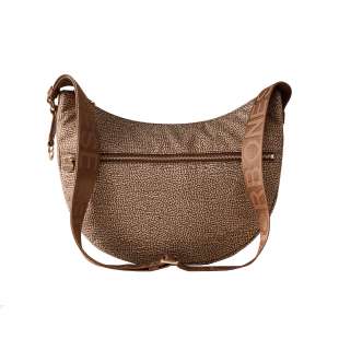 Borbonese Luna Bag Medium Beige/Marrone 934108I15994