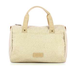 Borbonese Bauletto Medium Beige 224070J47E72