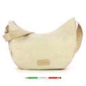 Borbonese Luna Bag Medium Beige 224078J47E72