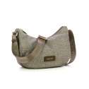 Borbonese Luna Bag Small Tortora/Marrone 224077J47U66