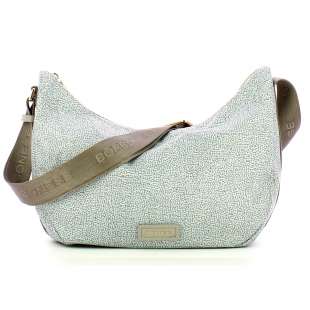 Borbonese Luna Bag Medium Grigio/Chiaro/Grigio 224078J47C08