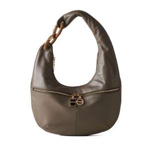 Borbonese Hobo Bag Infinite Medium Clay/Grey/OP Naturale 913941AR1Z76