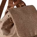 Borbonese Zaino Eco Line Medium Beige/Marrone 934486I15994
