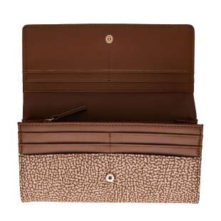 Borbonese Portafoglio Classica Large Beige/Marrone 930112I15994 2