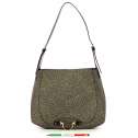 Borbonese Hobo Media OP Naturale/Nero 923400I15X11