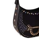 Borbonese Mini Hobo Bag 110 Swarovski Nero 923047AT3100