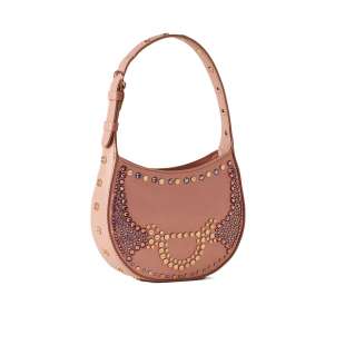 Borbonese Mini Hobo Bag 110 Swarovski Blush 923047AT3533 2