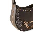 Borbonese Mini Hobo Bag 110 Swarovski Clay Grey 923047AT3Z54