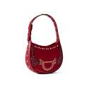 Borbonese Mini Hobo Bag 110 Swarovski Borgogna 923047AT3Z59