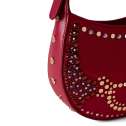 Borbonese Mini Hobo Bag 110 Swarovski Borgogna 923047AT3Z59