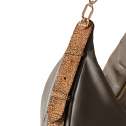 Borbonese Hobo Bag Oyster Large Clay Grey/OP Naturale 923739AR1Z76