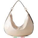 Borbonese Hobo Bag Oyster Large Cachemire Color/OP Naturale 923739I11Z77