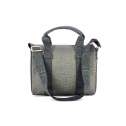 Borbonese Bauletto Small in Nylon Riciclato Clay Grey 934130I15Z54