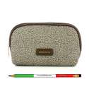 Borbonese Beauty Case Medium Tortora/Marrone 220358J47U66