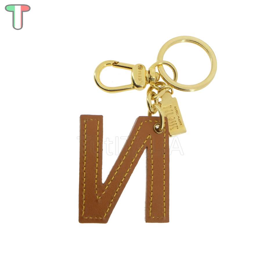 Alviero Martini 1 Classe Portachiavi Lettera N Geo Classic CP00N9000-0010  key ring | TutITALIA