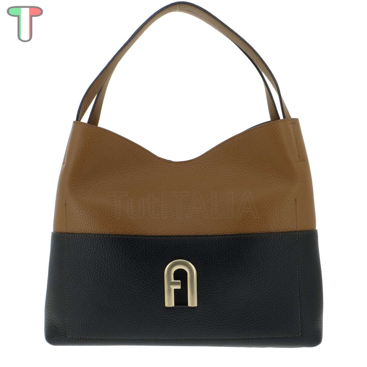Leather handbag Furla Brown in Leather - 34235879