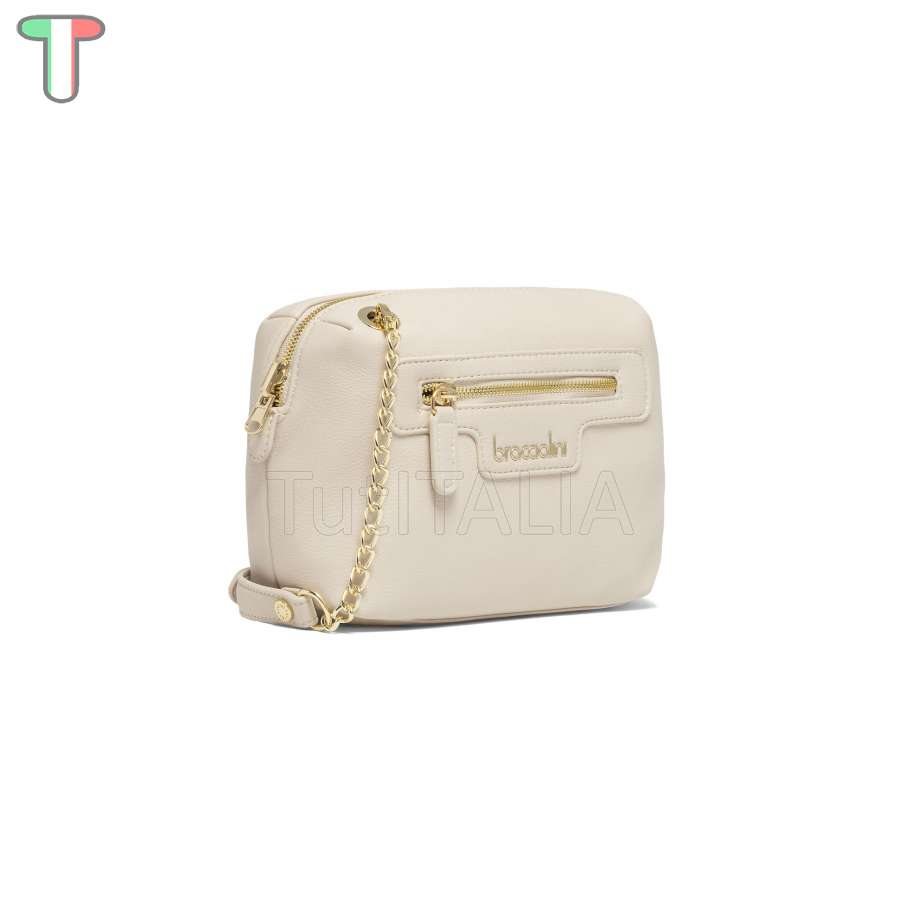 Borsa reversibile a mano tracolla Braccialini Jennifer ecopelle nero B22BR