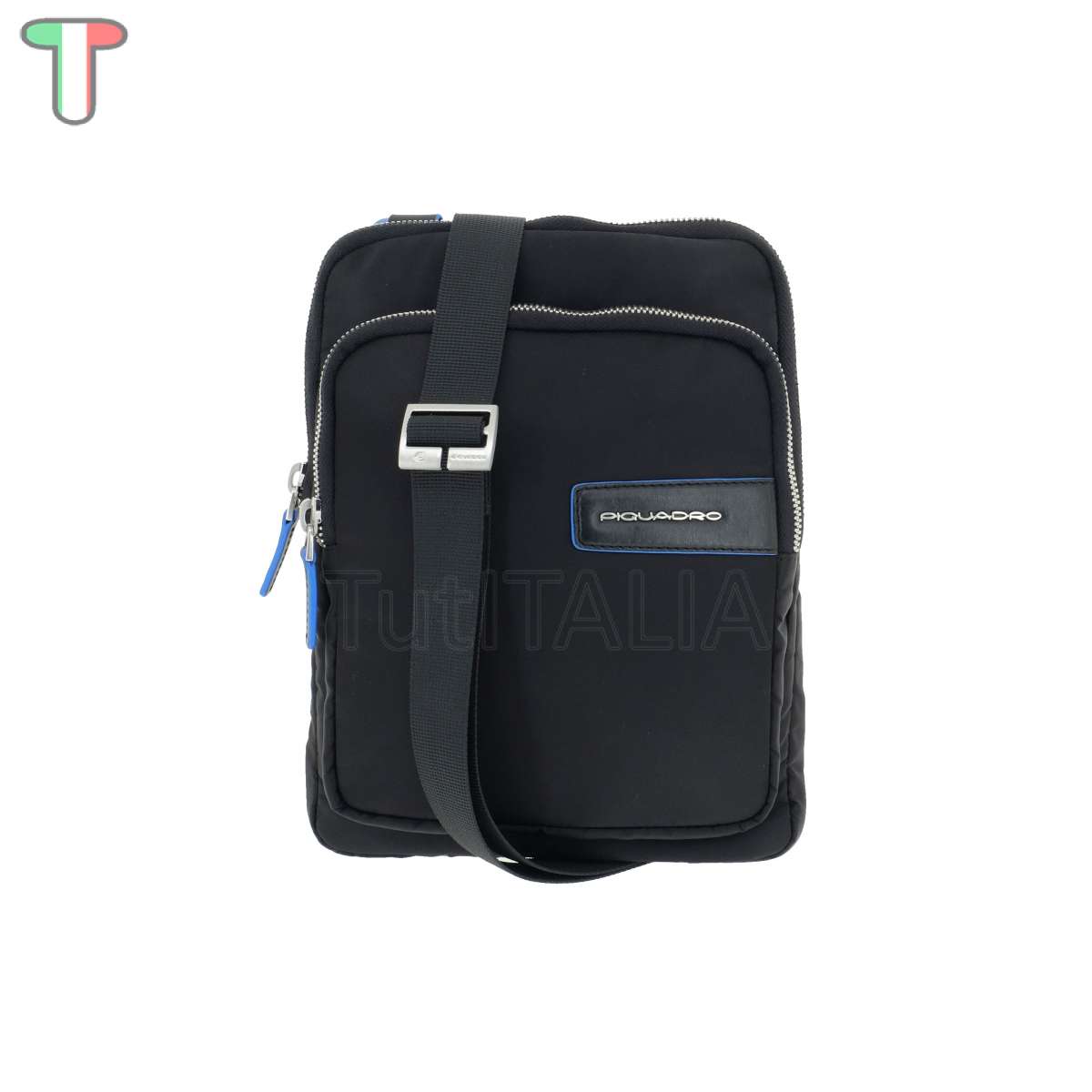 Piquadro Blue Square messenger bag 37 cm - Noir