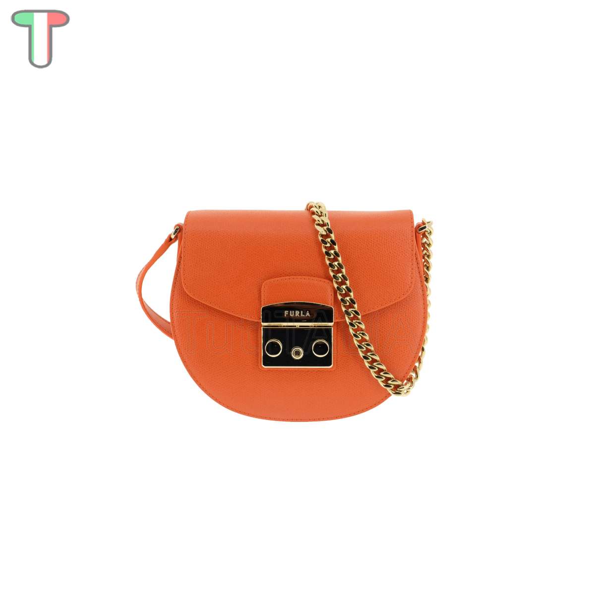 Furla Metropolis Mini Tangerine BATJEP0 ARE000 1007 TNG00 crossbody bag