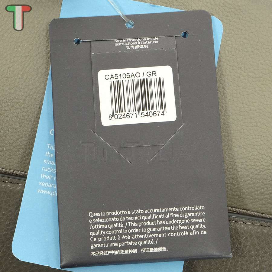 Piquadro Ca5105ao Gr Akron Backpack Tutitalia