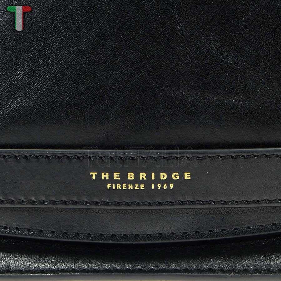 The BridgeThe Bridge Leda Phone Bag Nero/Oro Marca 