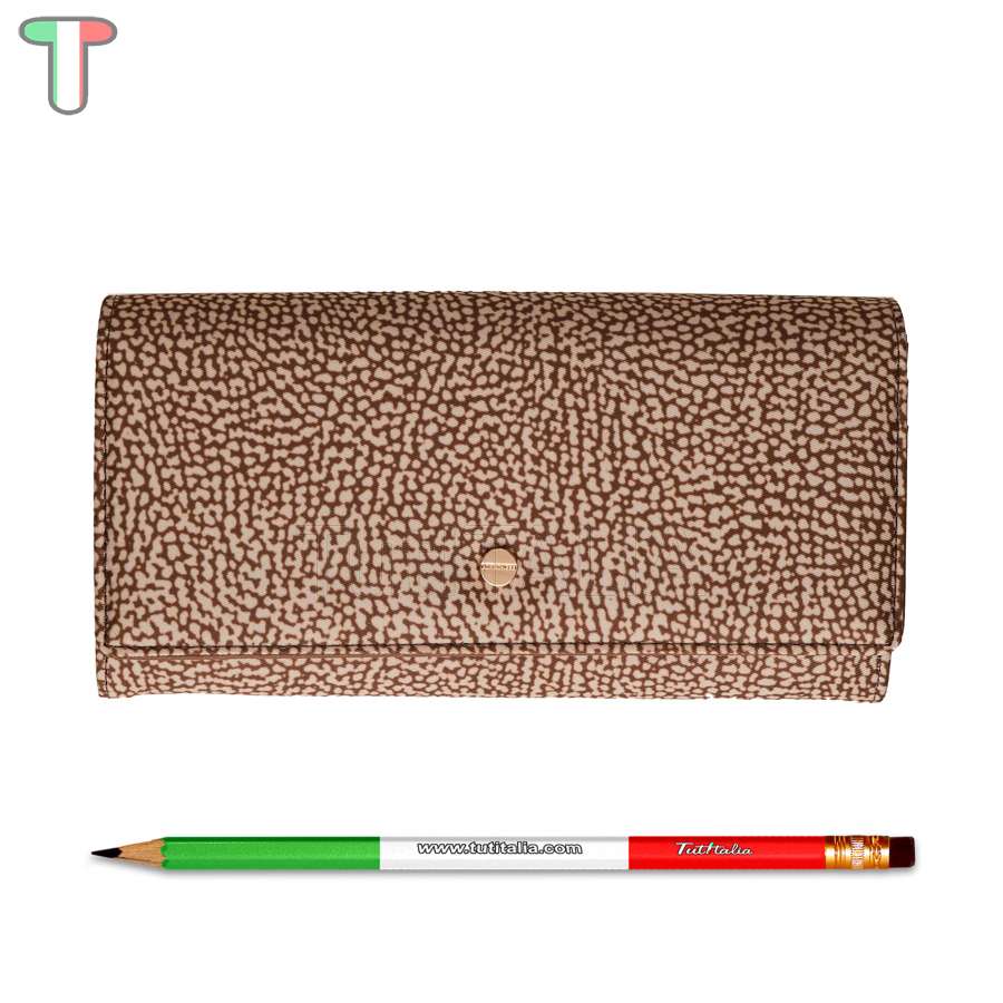 Borbonese Portafoglio Classica Large Beige/Marrone 930112I15994
