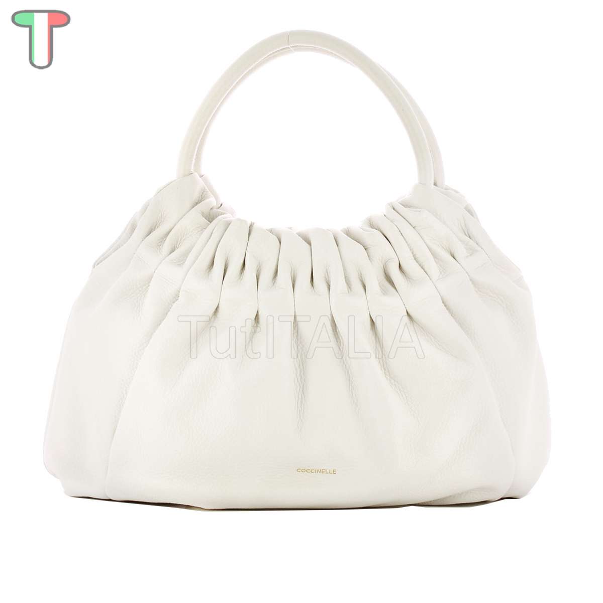 Coccinelle white deals leather bag