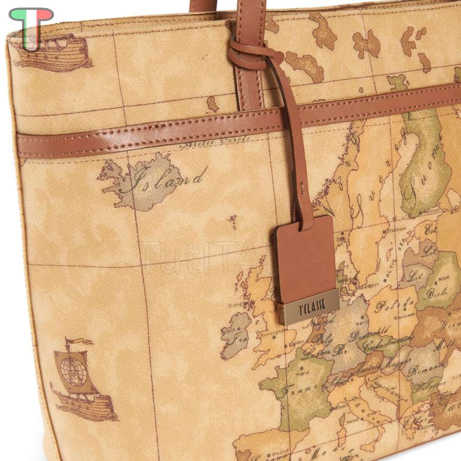 Alviero Martini 1 Classe Shopper con tasca Geo Classic CE0186000 0010  handbag | TutITALIA