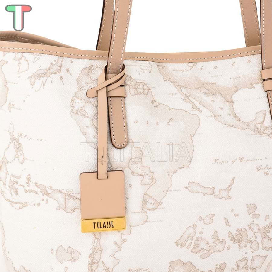 Alviero Martini 1 Classe Borsa Shopping Media Geo White ECD0046188 0900  shopping bag | TutITALIA