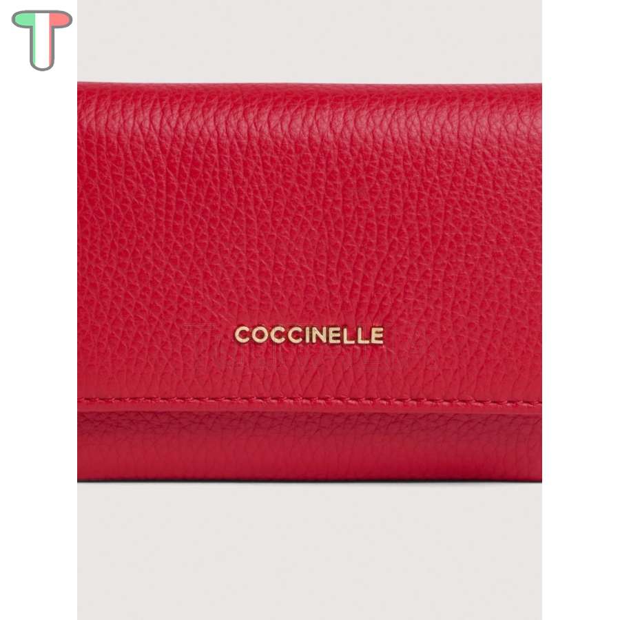 Coccinelle Metallic Small Scarlet E2MW511F001_R02
