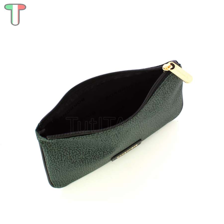 Borbonese Bustina Piatta Tortora/Marrone 220363J47148