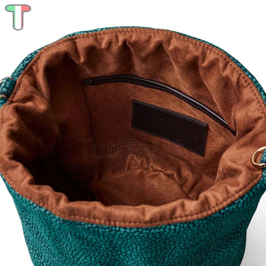 Borbonese Secchiello Trésor Small Peacock 923866684Z57