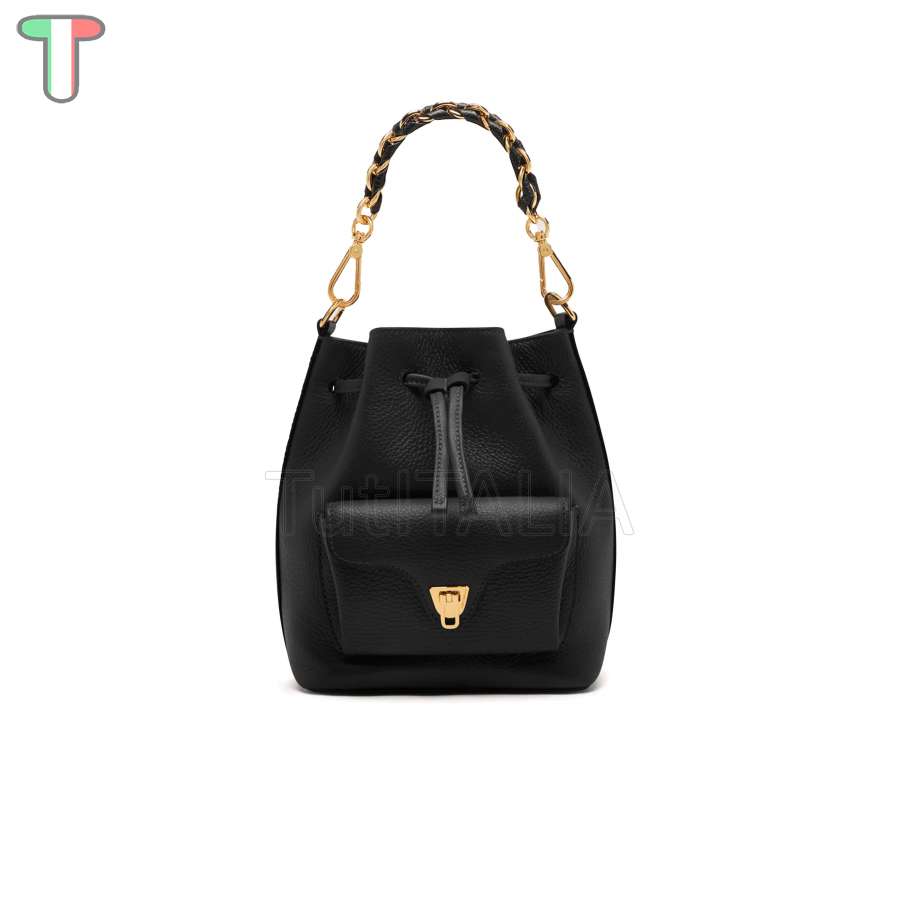 Coccinelle Beat Generation Small Noir E1TFK230301001