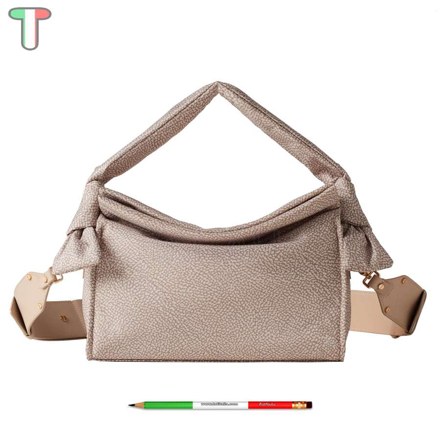 Borbonese Hobo Lover Small Sabbia 933491I15C75