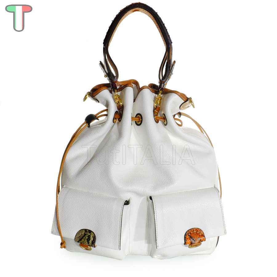 Sem Vaccaro Alce Pitone Bianco Perla 2708