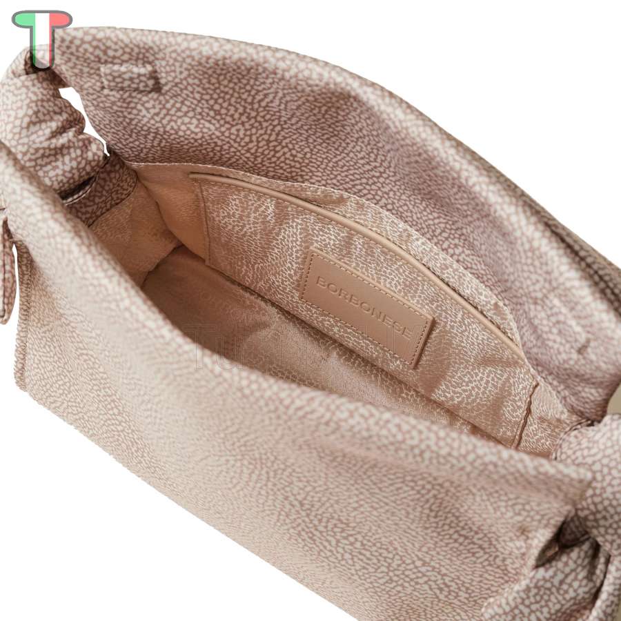 Borbonese Hobo Lover Small Sabbia 933491I15C75