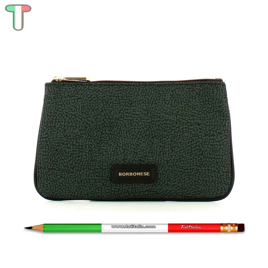 Borbonese Bustina Piatta Tortora/Marrone 220363J47148