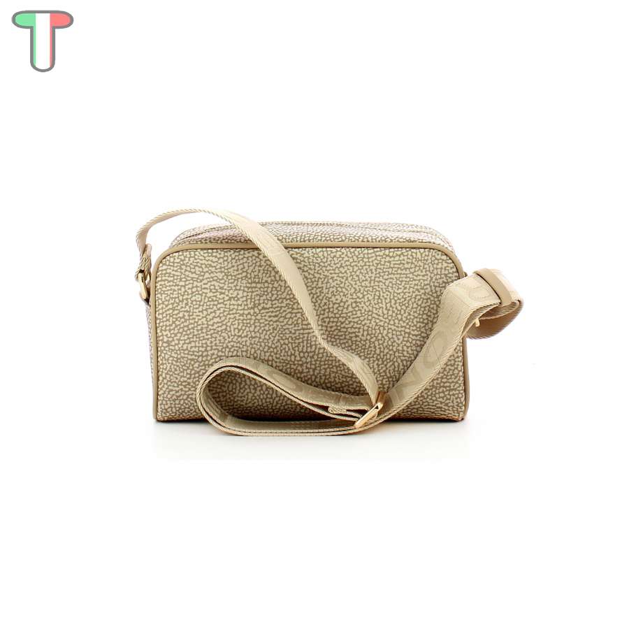 Borbonese Small Jet Camera Bag Sabbia 934115I15C75