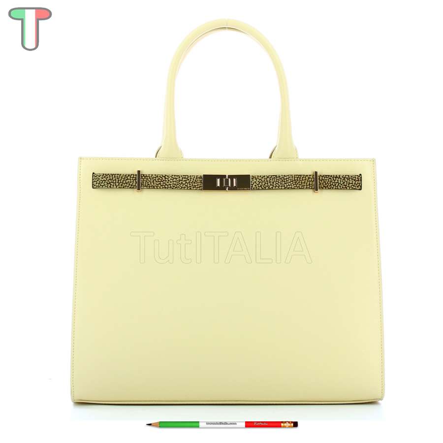 Borbonese Shopping Bag Out Of Office Butter 924642BB0Y90