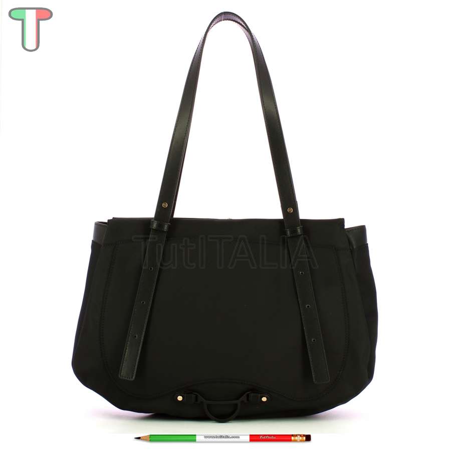 Borbonese Shopper Medium Nero 923401BA9100